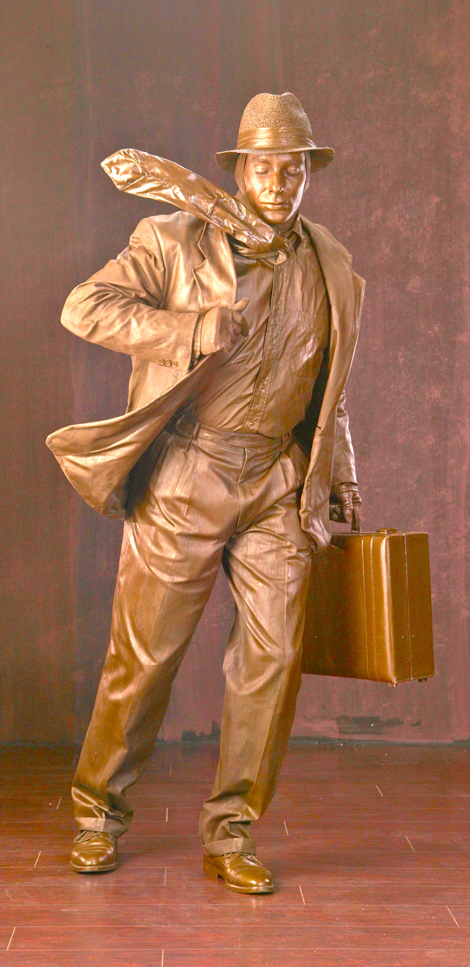 Joy Unspeakable Living Statue